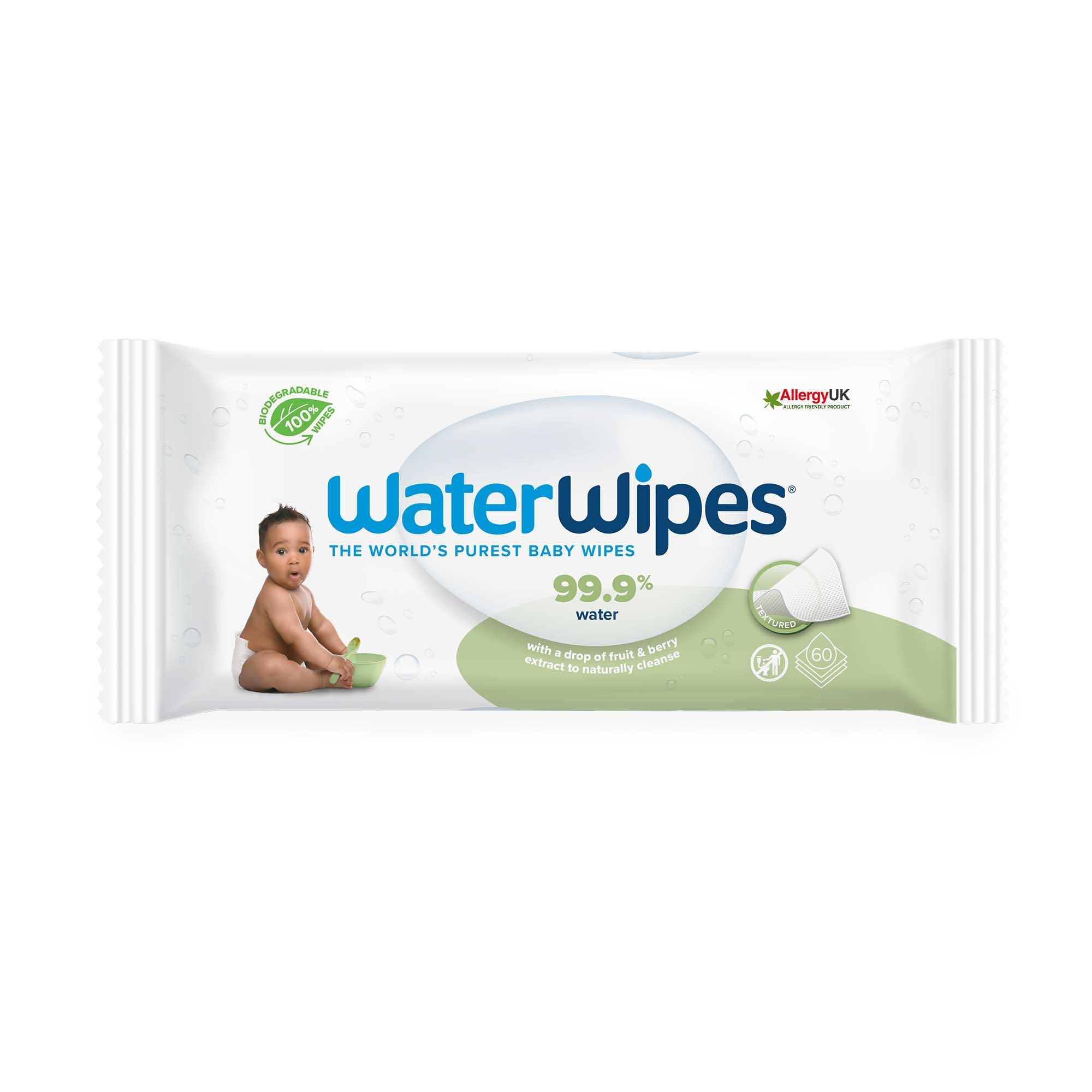 WATER WIPES WITH SOAPBERRY EXTRACT 60 WIPES – Pharmazone