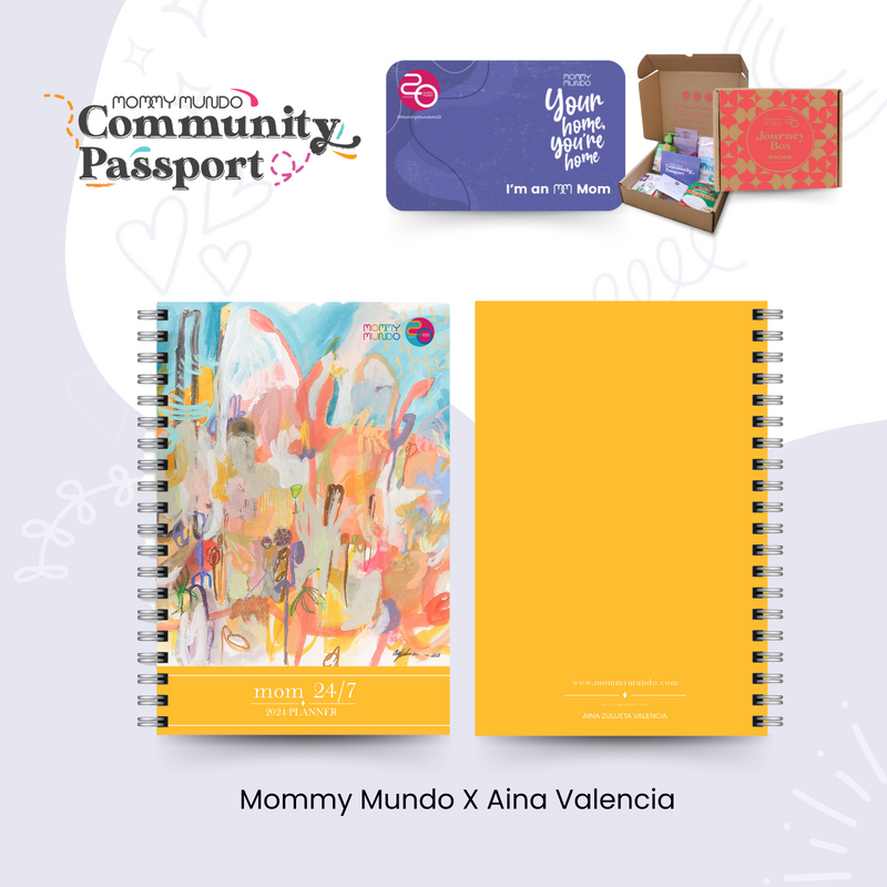NEW! The Mommy Mundo Community Passport + Journey Box (with complimentary Mom 24/7 Planner 2024) Pre-Order