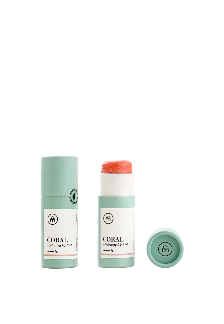 COCONUT MATTER TINTED COCONUT LIP BALM - CORAL