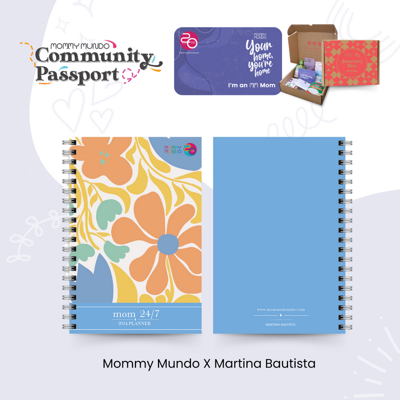NEW! The Mommy Mundo Community Passport + Journey Box (with complimentary Mom 24/7 Planner 2024) Pre-Order