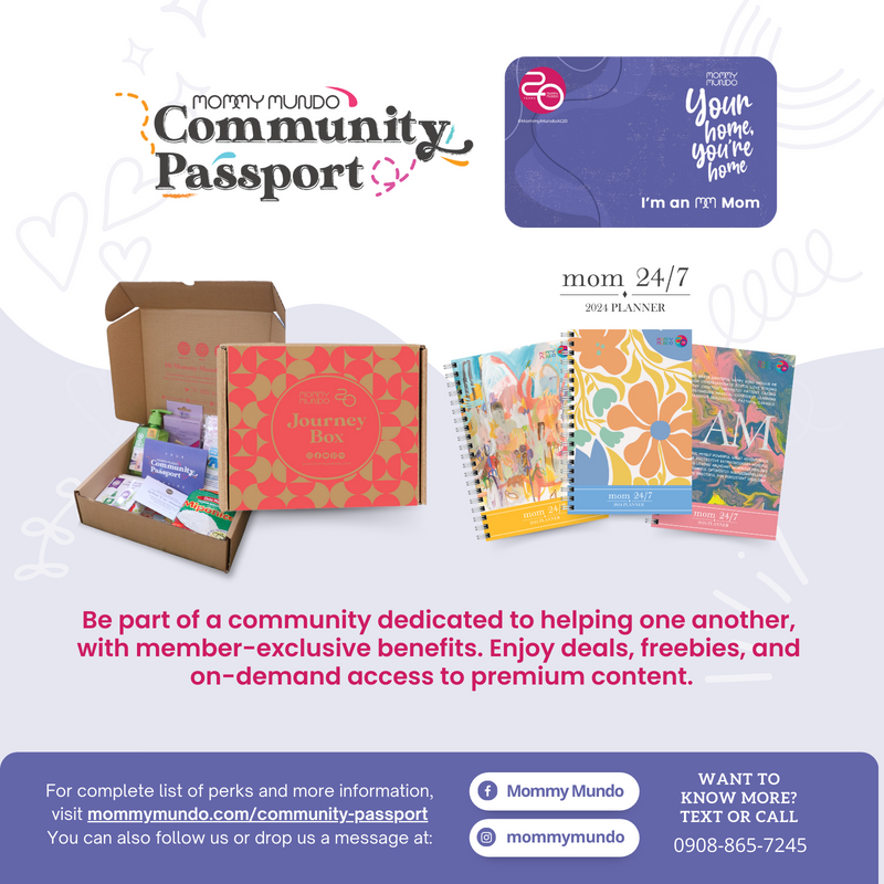 NEW! The Mommy Mundo Community Passport + Journey Box (with complimentary Mom 24/7 Planner 2024) Pre-Order