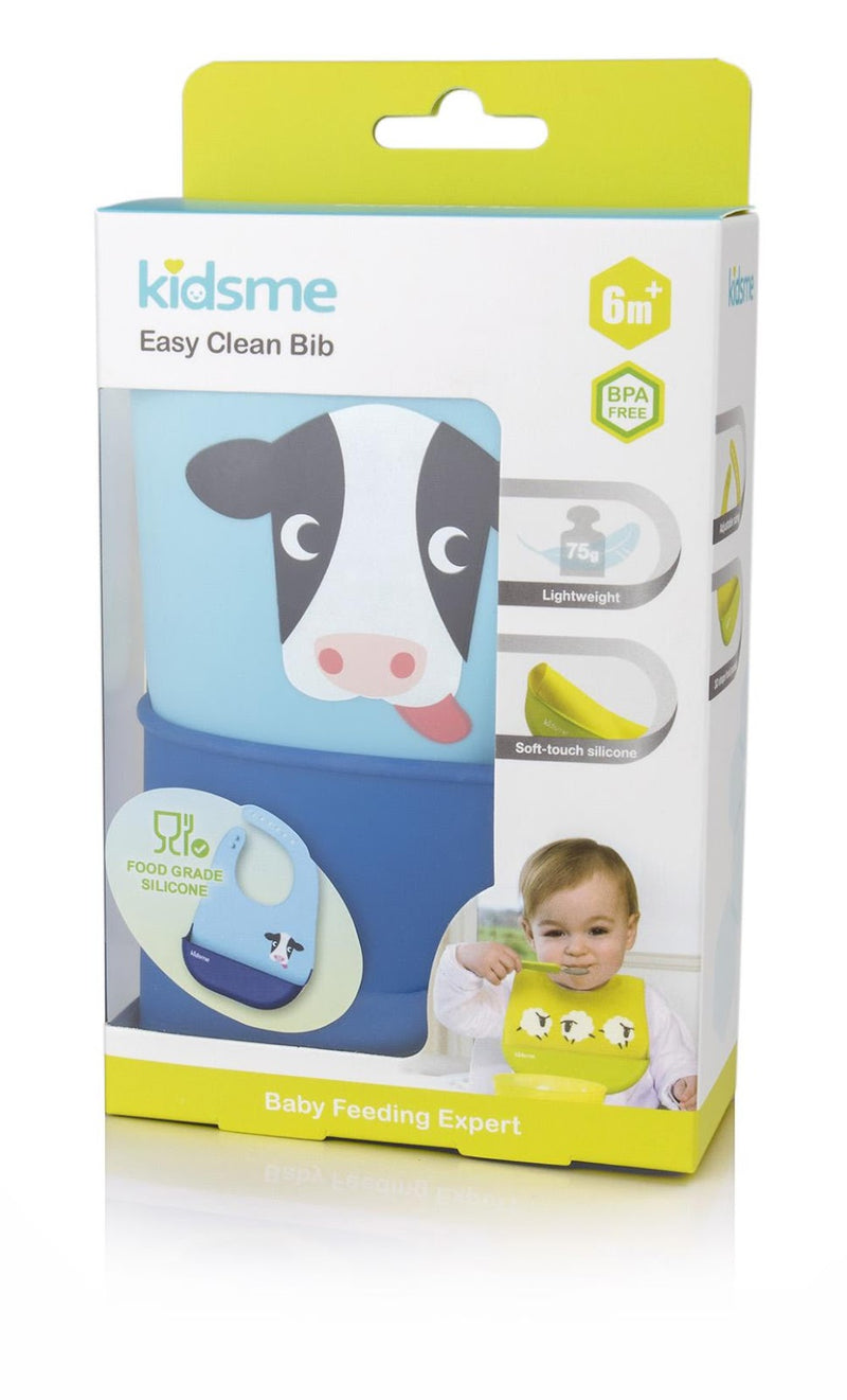 Kidsme Easy Clean Bib - Aquamarine