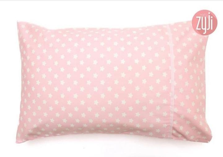 Zyji Toddler Pillowcase Cutie Stars Pink