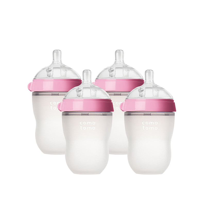 Bundle of 4 250ml Silicone Baby Bottle