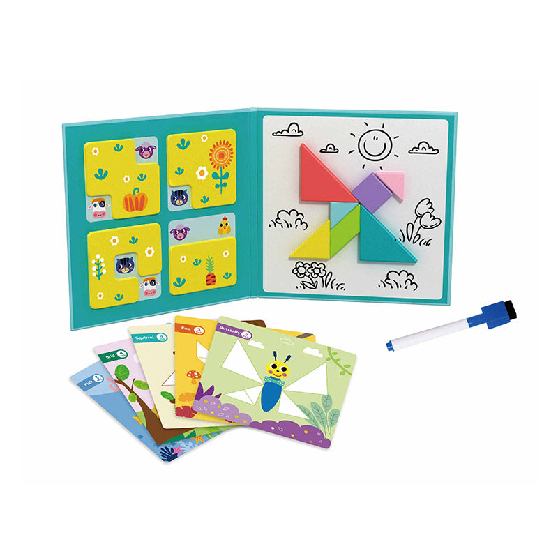 Magnetic Tangram Play
