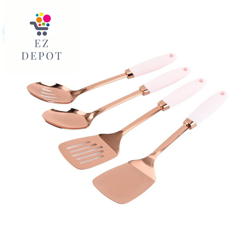 4pc Copper plated Stainless Steel Kitchen Utensils