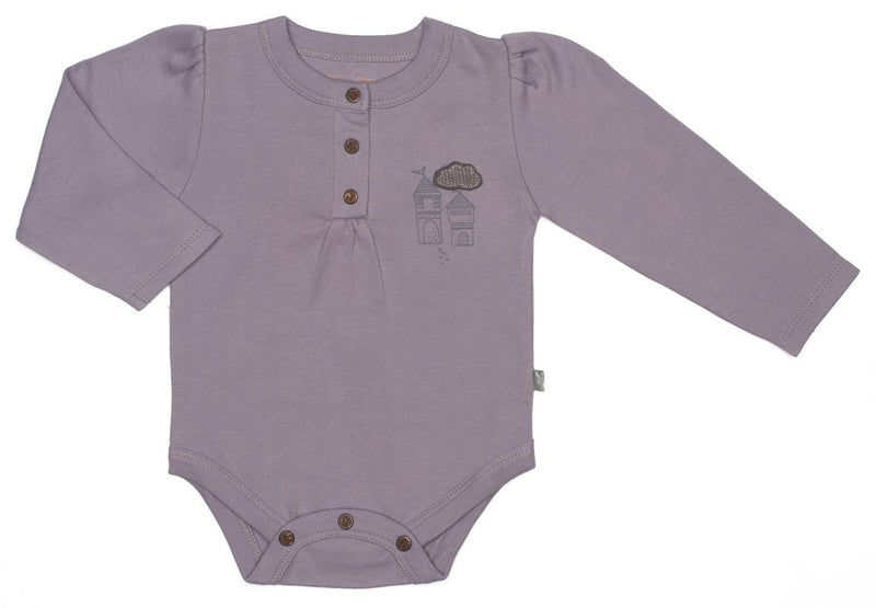 Finn + Emma Fairytale Collection Long Sleeved Bodysuit in Nirvana Purple