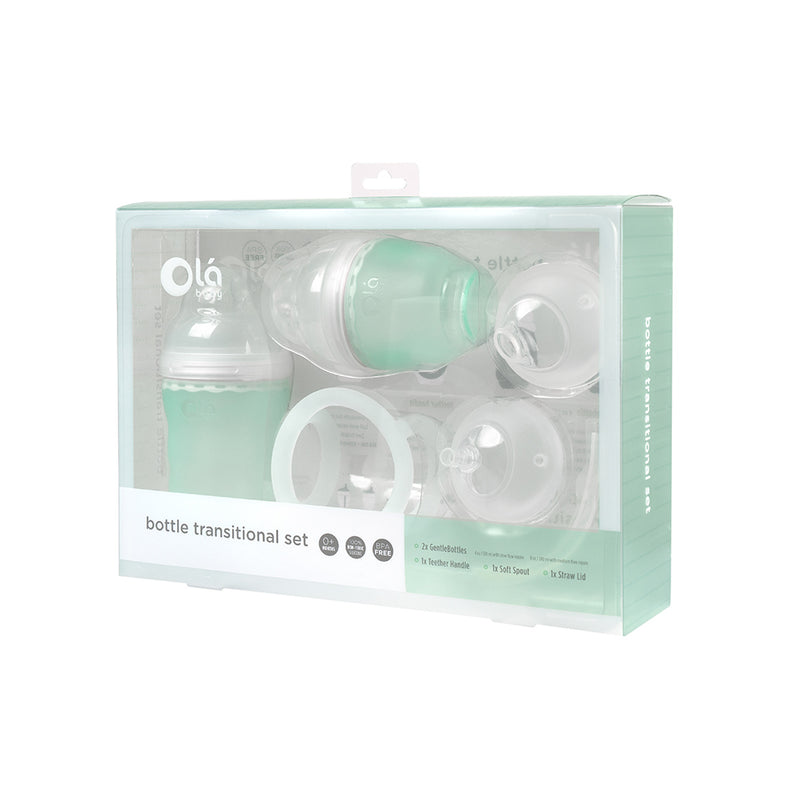 GentleBottle Transitional Feeding Set Mint