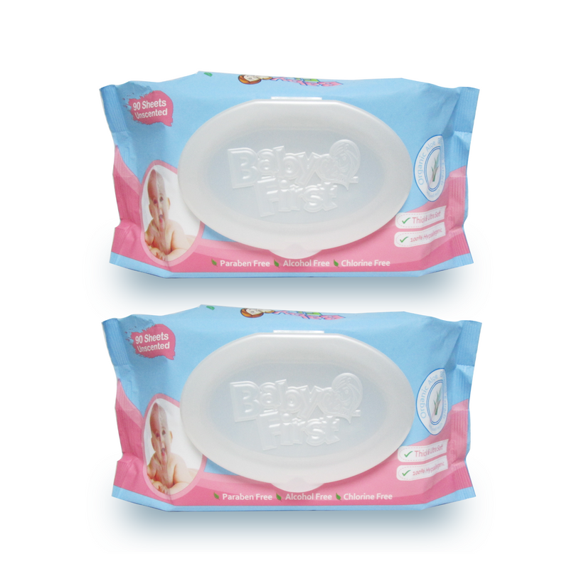 Baby First Baby Wipes 90s (Pack of 2)
