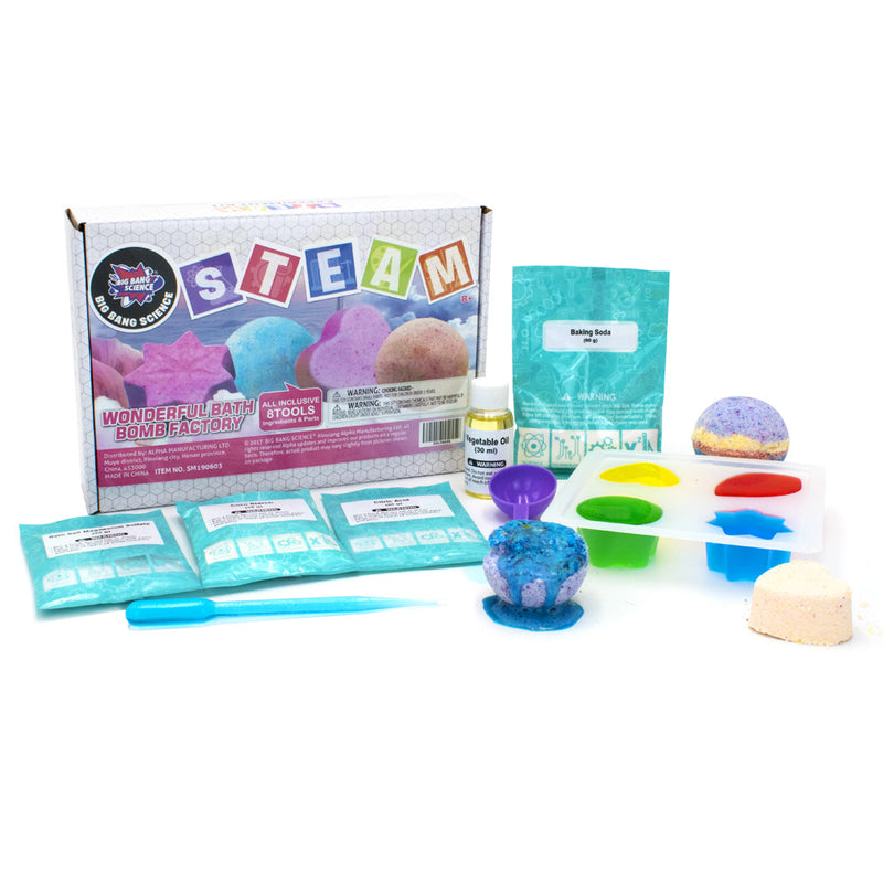 Big Bang Science STEAM Experiment Extra Small Kit - Wonderful Bath Bomb Factory