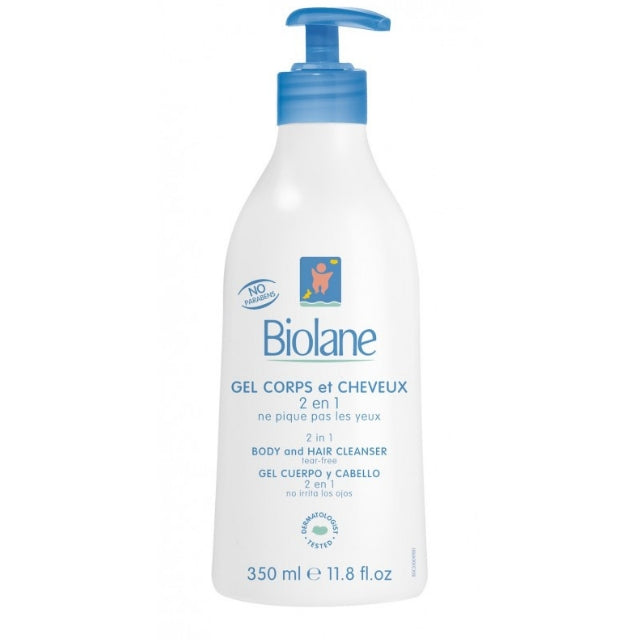 Biolane - 2 in 1 Hair and Body Cleansing Gel