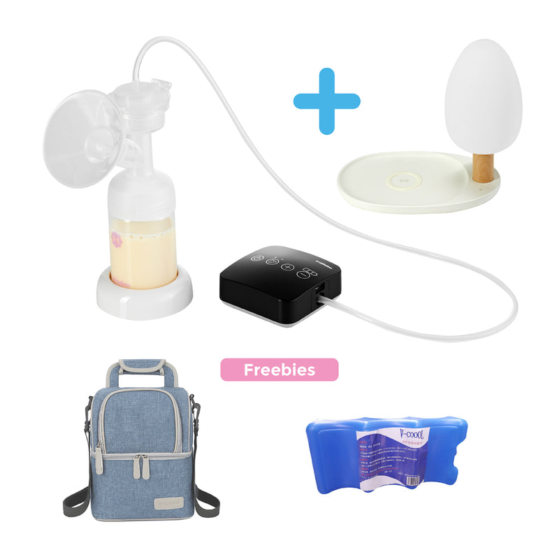 Bundle 1: Haenim 7A Breastpump with free Vcool Bag & ice pack + Wireless Charger