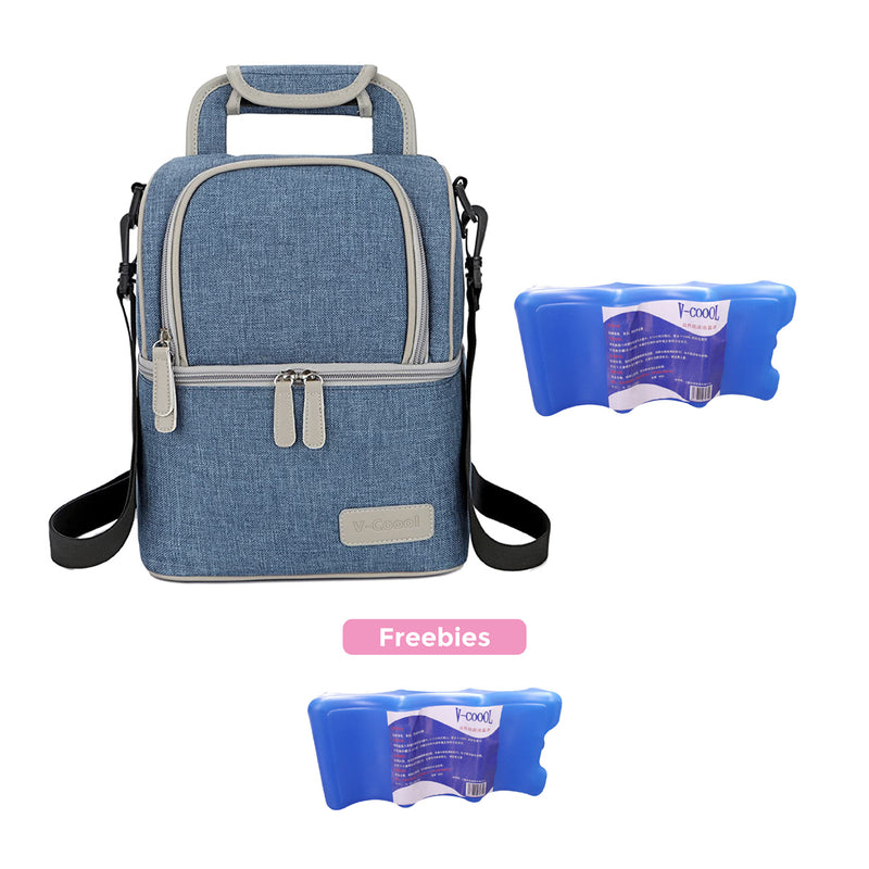 BOGO3: Vcool VC01 Bag with 1 ice pack with free 1 more ice pack