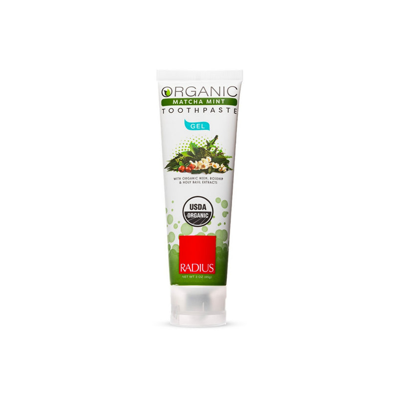 Toothpaste, USDA Organic - Matcha Mint Gel, 3oz