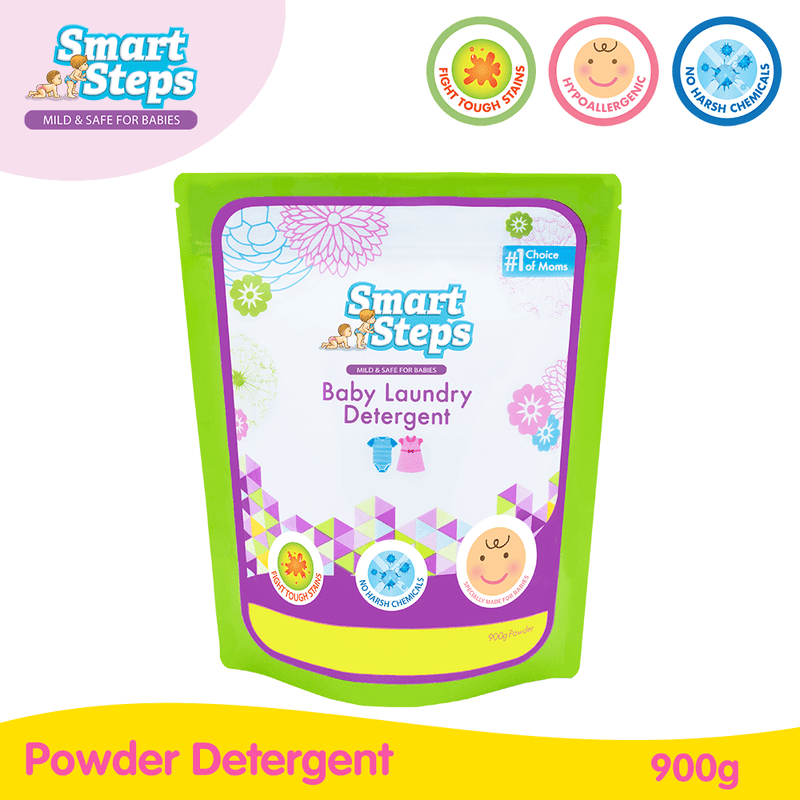 Set of 3 Smart Steps 900g Powder Detergent