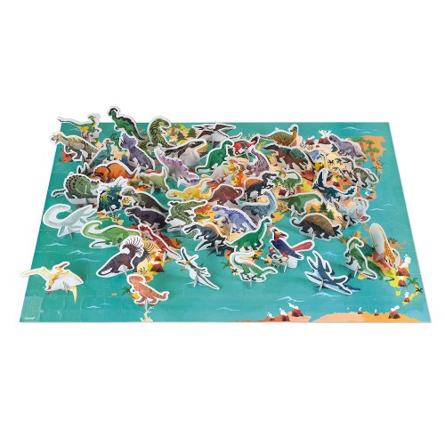Educational Puzzle The Dinosaurs