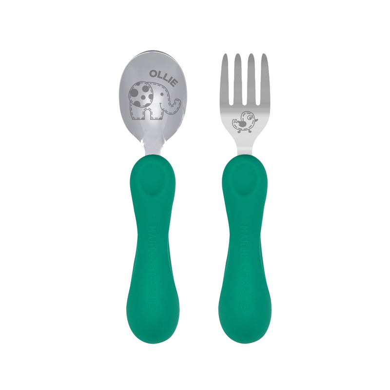 Easy Grip Spoon & Fork Set