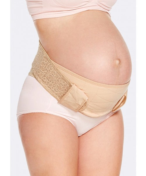 Ergonomic Maternity Support Belt Pregnancy Lift Sleep & Back Pain Relief Nude