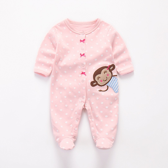 Starkids Togsbear Frogsuits - Polkadot Pink Monkey