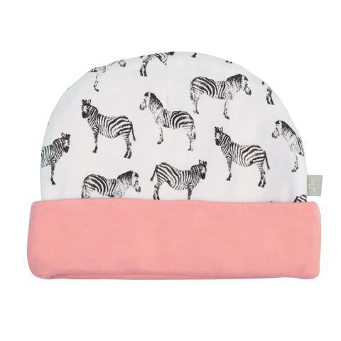 Finn + Emma Miami Zoo Collection Reversible Hat in Zebra