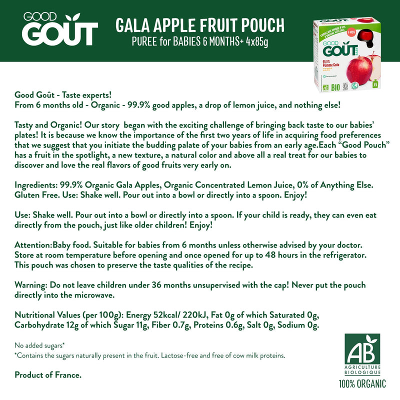 Good Goût  - Gala Apple 4x85g