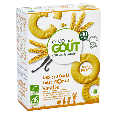 Good Goût  - All Round Biscuits with Vanilla 80g (10 mos)