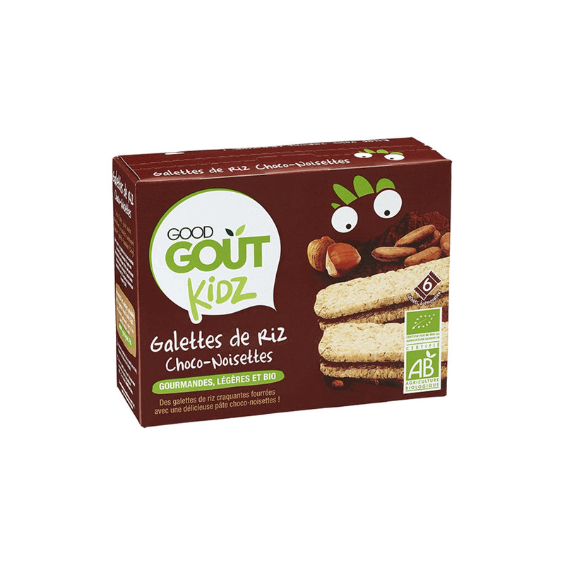 Good Goût  - Rice Cakes with Chocolate and Hazelnuts 120g