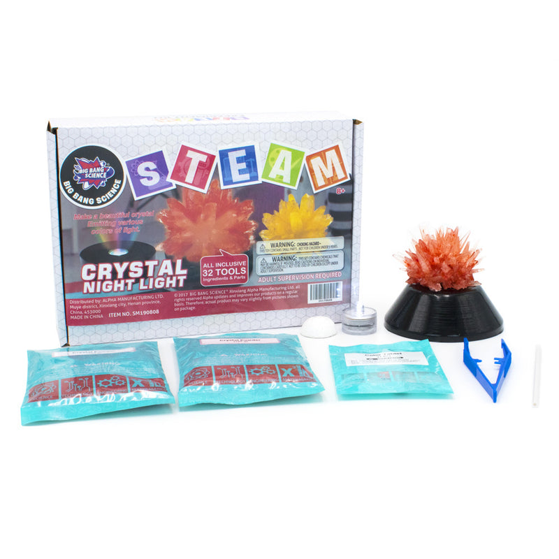 Big Bang Science STEAM Experiment Extra Small Kit - Crystal Night Light