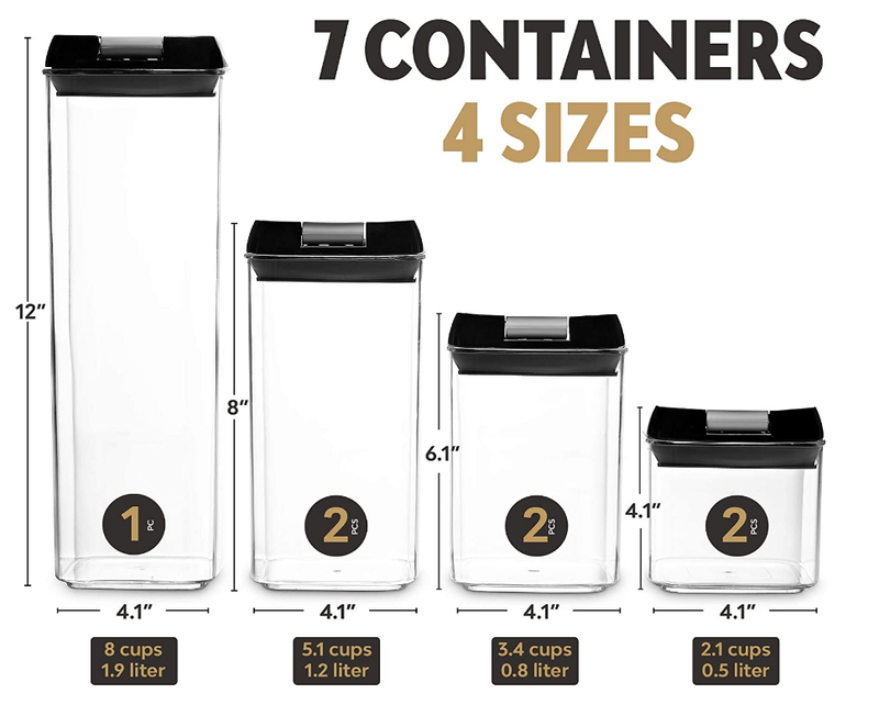 EZ Depot 7pc Airtight Container Set