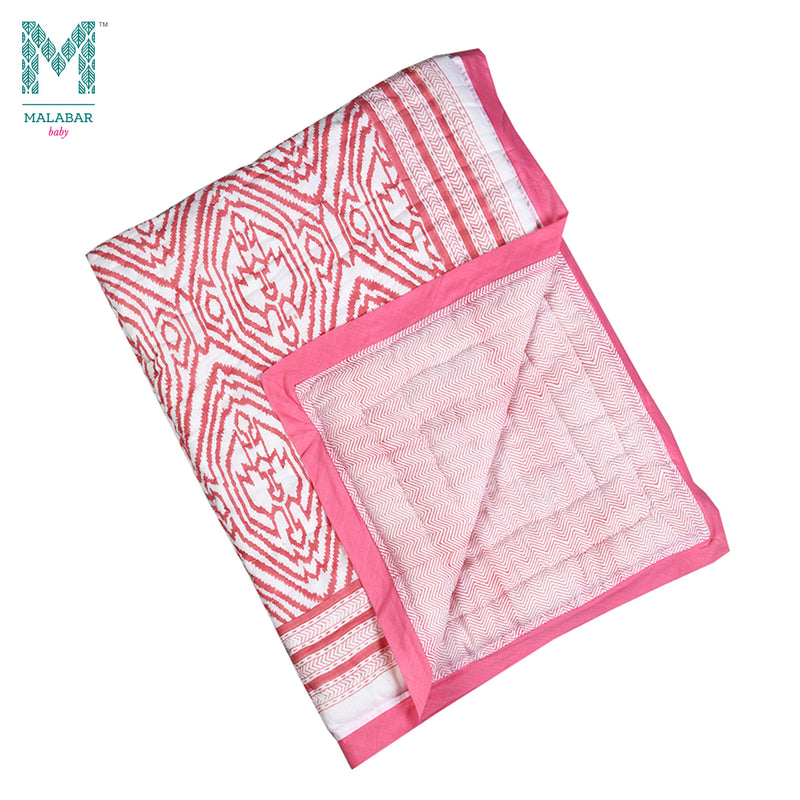 Malabar Baby Southside Pink Cotton Quilt