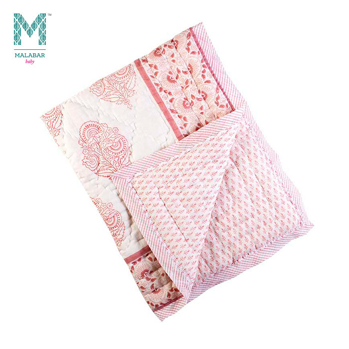 Malabar Baby Pink City Cotton Quilt