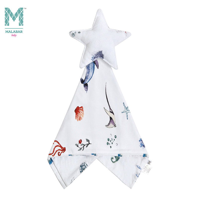 Malabar Baby Lovey Dou Dou Toy - Under the Sea (Octopus)