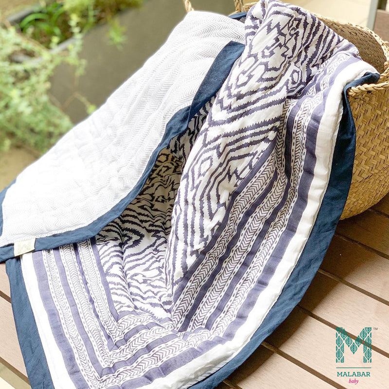 Malabar Baby Southside Blue Cotton Quilt