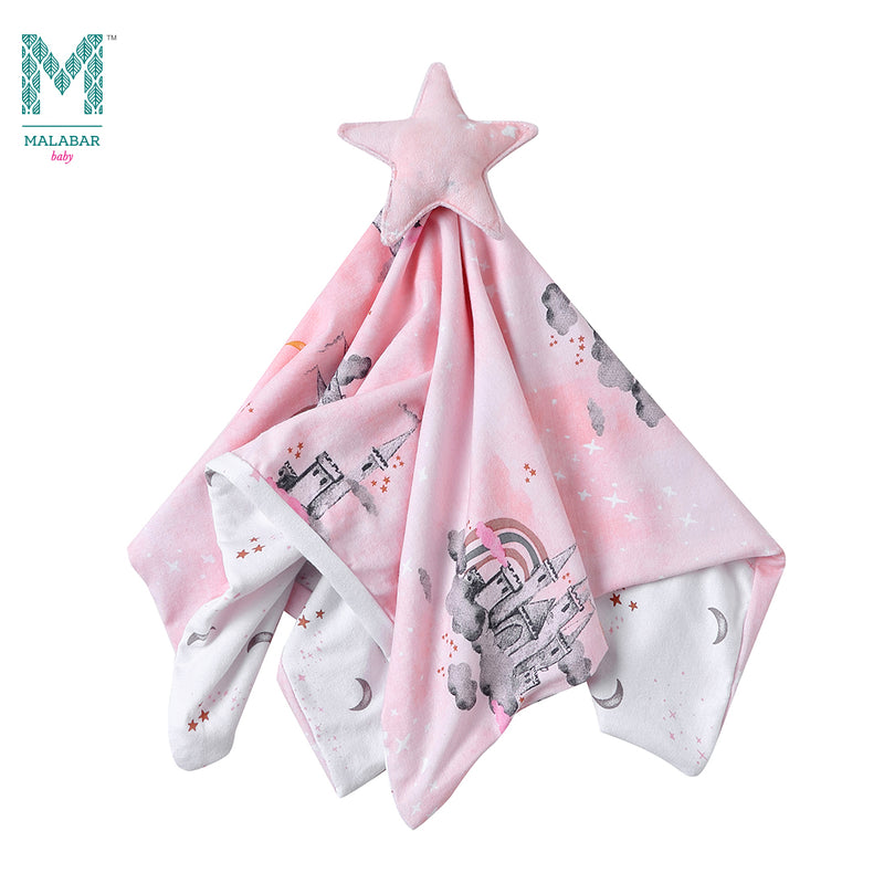 Malabar Baby Lovey Dou Dou Toy - Pink Castle