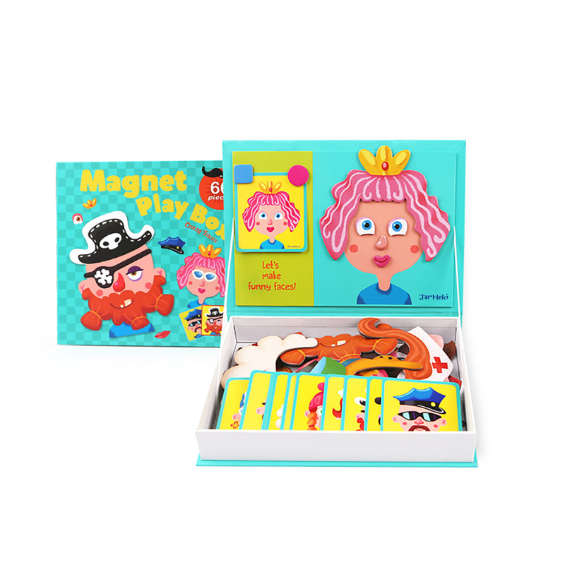 Magnet Play Box - Crazy Faces