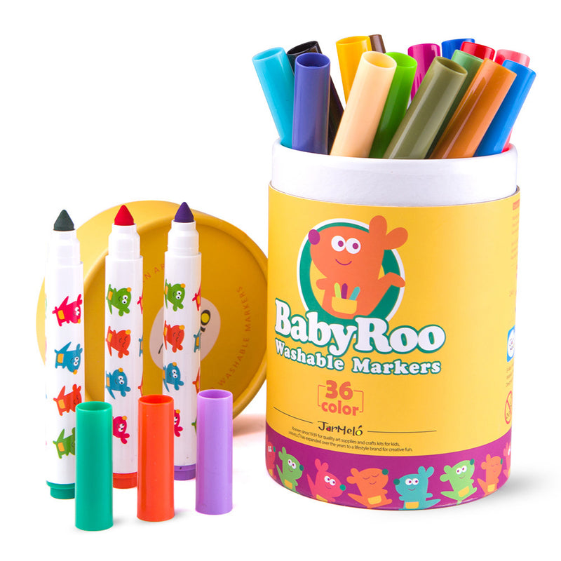Washable Markers -Baby Roo 36 Colors