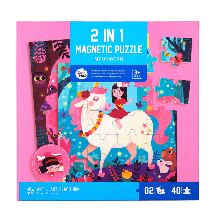 2 in 1 magnetic puzzle