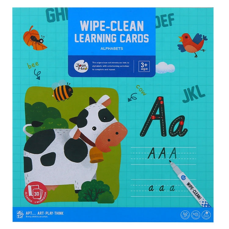 Wipe-clean learning cards