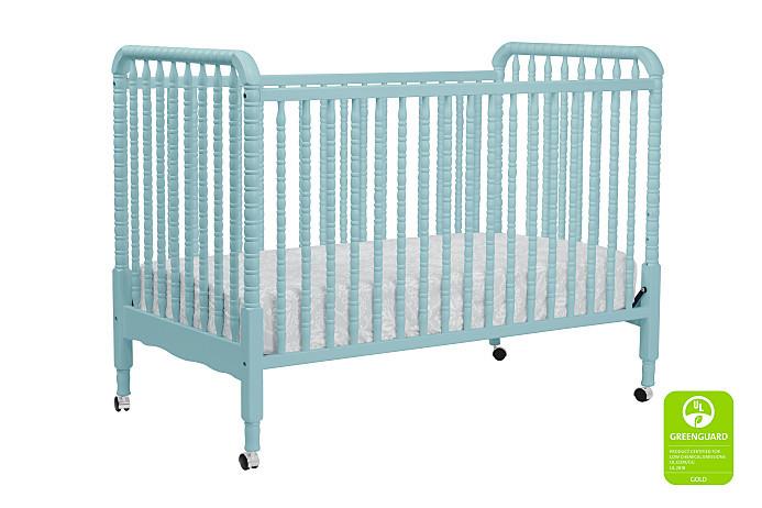 DaVinci Jenny Lind 3-in-1 Convertible Crib with Toddler Bed Conversion Kit (Lagoon)