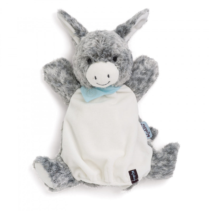 Les Amis - Donkey Doudou Puppet 30 Cm