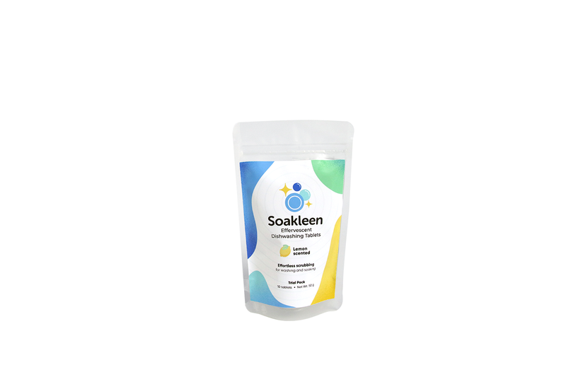 Soakleen Dishwashing Tablet - Lemon Variant - Trial Pack
