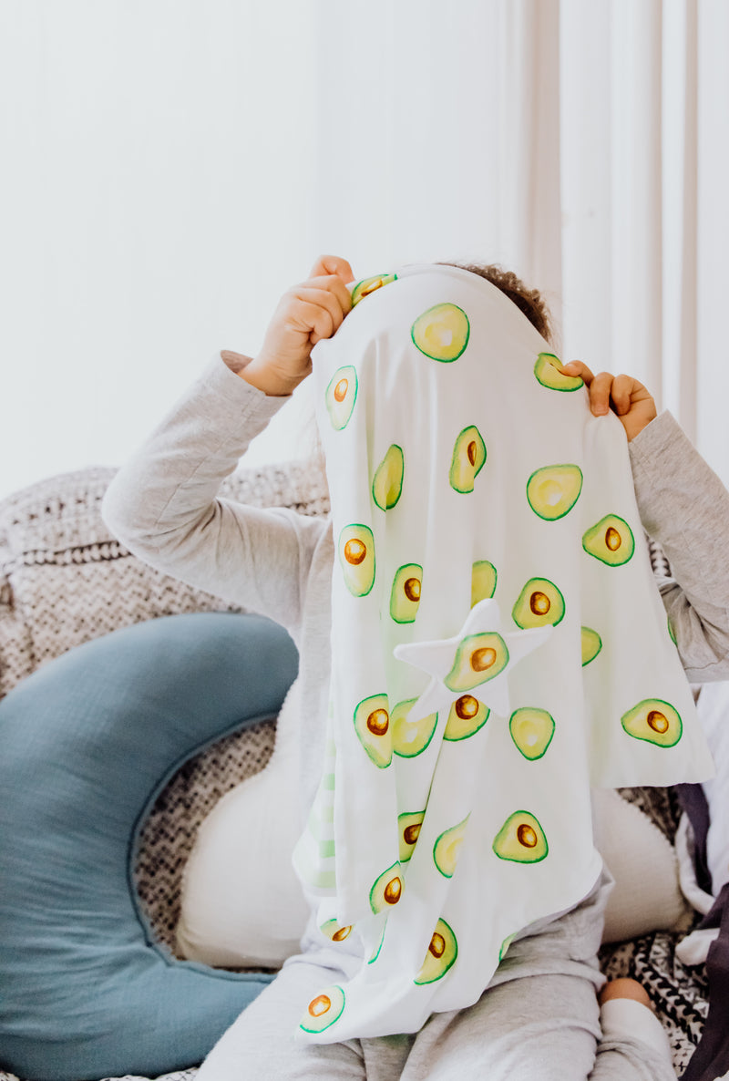 Malabar Baby Lovey Dou Dou Toy - Avocado (Lime Stripe)