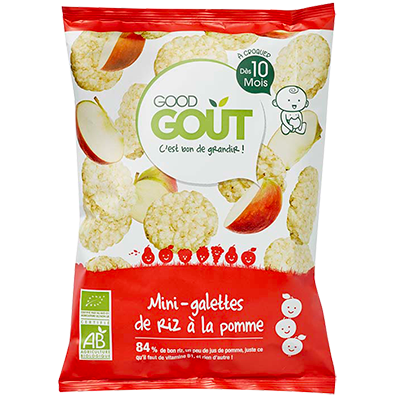 Good Goût  - Mini Rice Cakes with Apple 40g (10 mos)