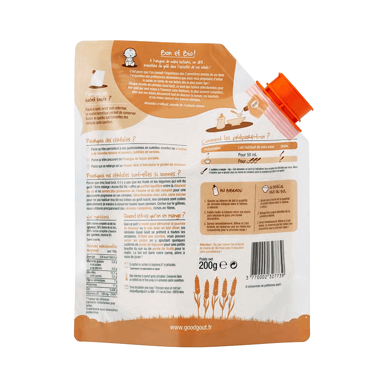 Good Goût  - Oat Wheat Rice 200g (6 mos)