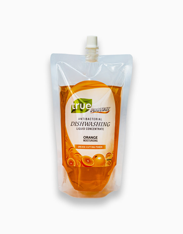 True Protect Antibacterial Dishwashing Liquid 500ml (Orange)