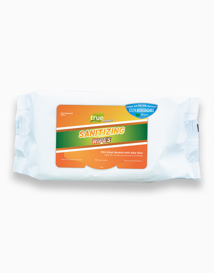 True Protect Sanitizing Wipes 60&
