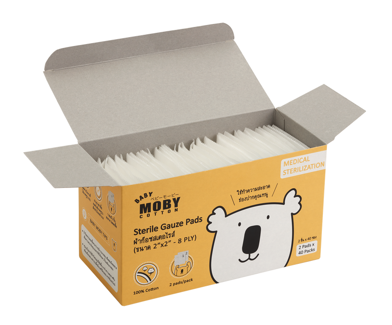 Baby Moby Sterile Gauze Pads
