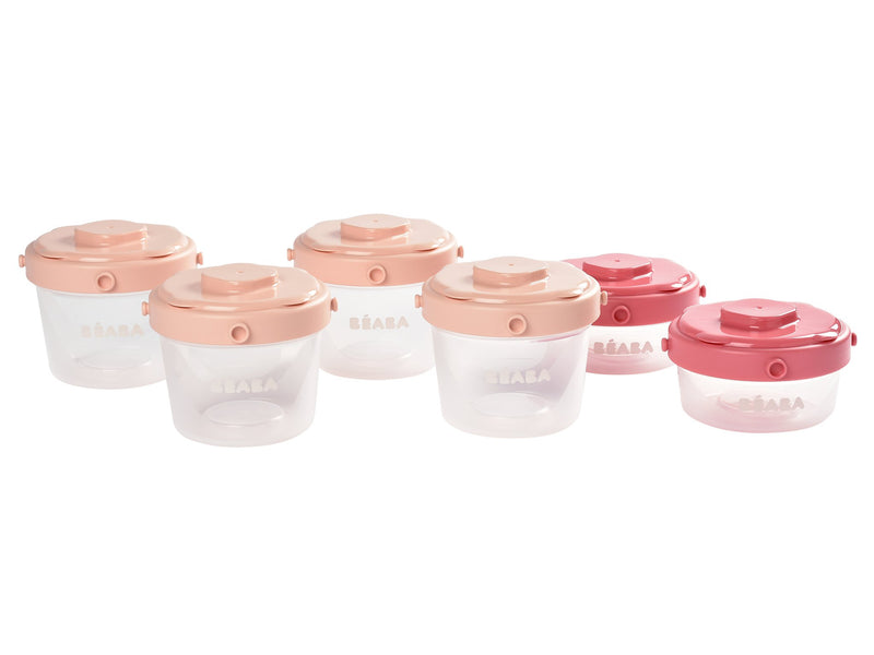 Beaba Set of 6 Clip Portions - 1st age - 60ml + 120ml
