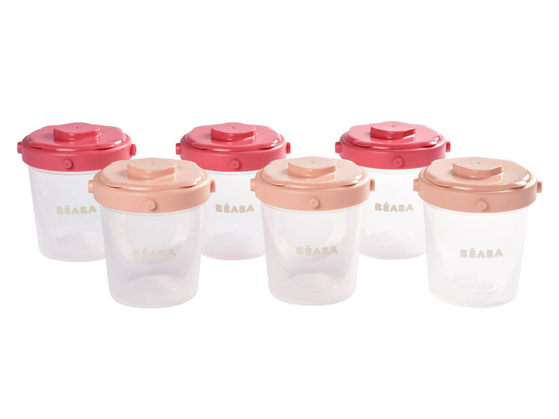 Beaba Set of 6 Clip Portions - 2nd age - 200 ml