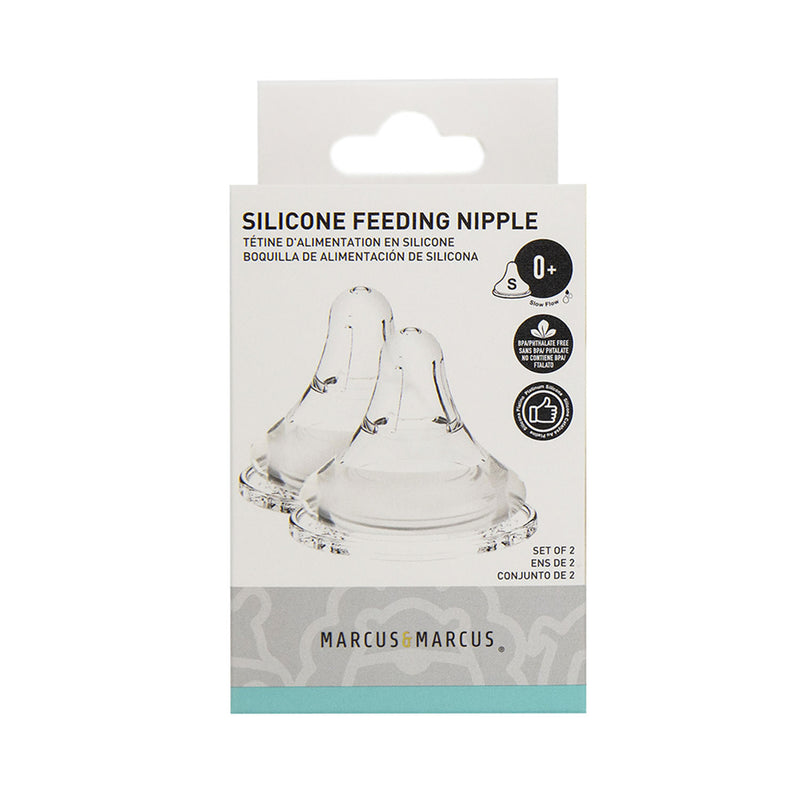 Silicone Feeding Nipples - Set of 2